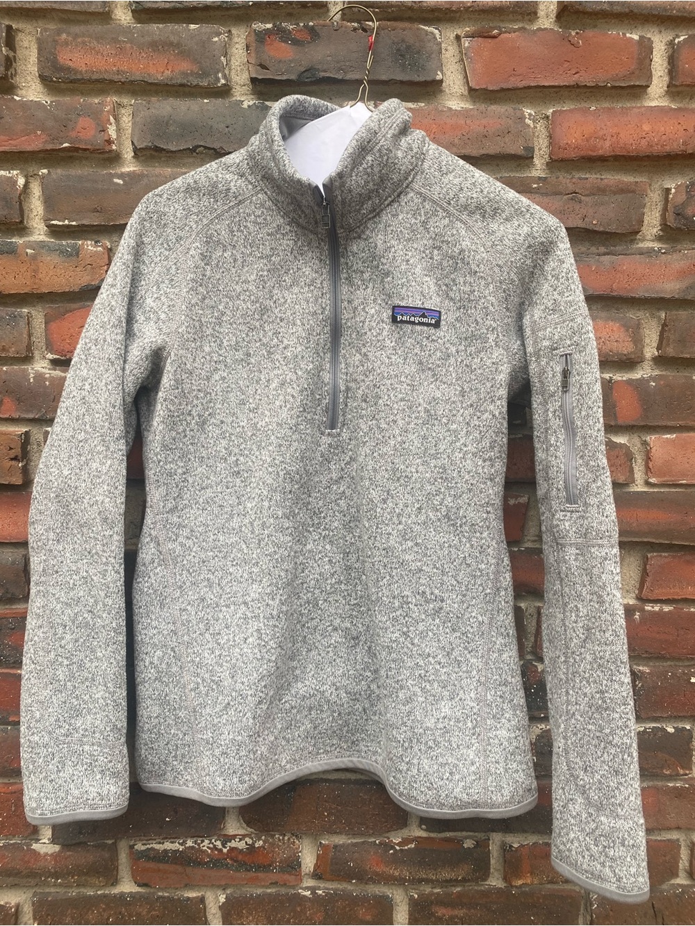 Patagonia Women's Heather Gray 1/4 Zip Pullover